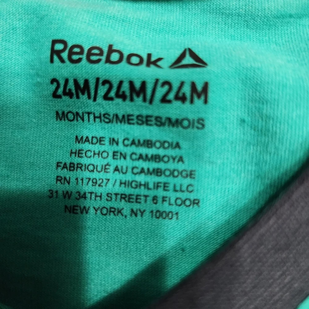 Toddler Boys Reebok Tank Top Sz 24 Months NWT